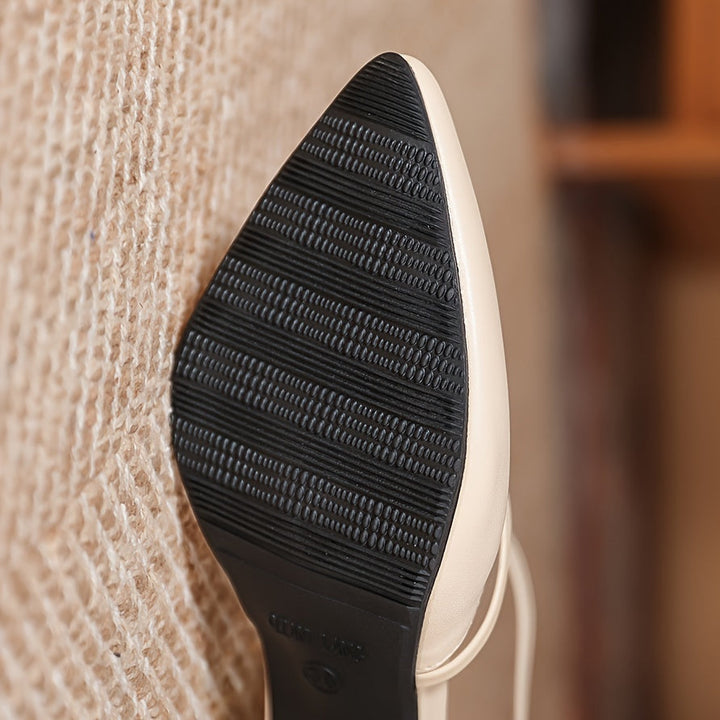 Ornella | Escarpins Brillants à Bride Élégante