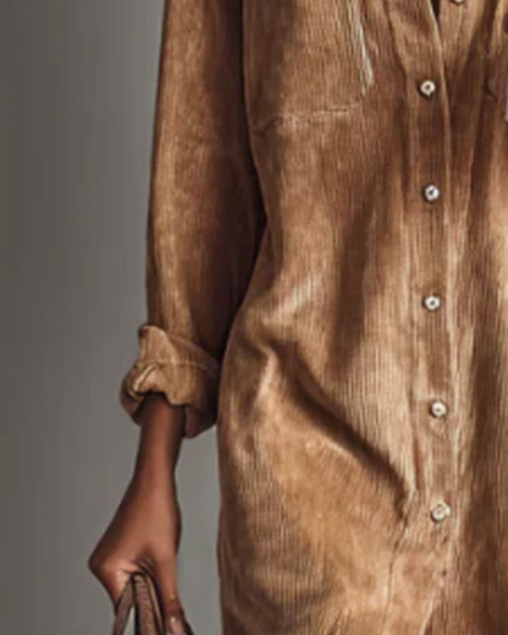 Robe Tendance Et Élégante À Revers