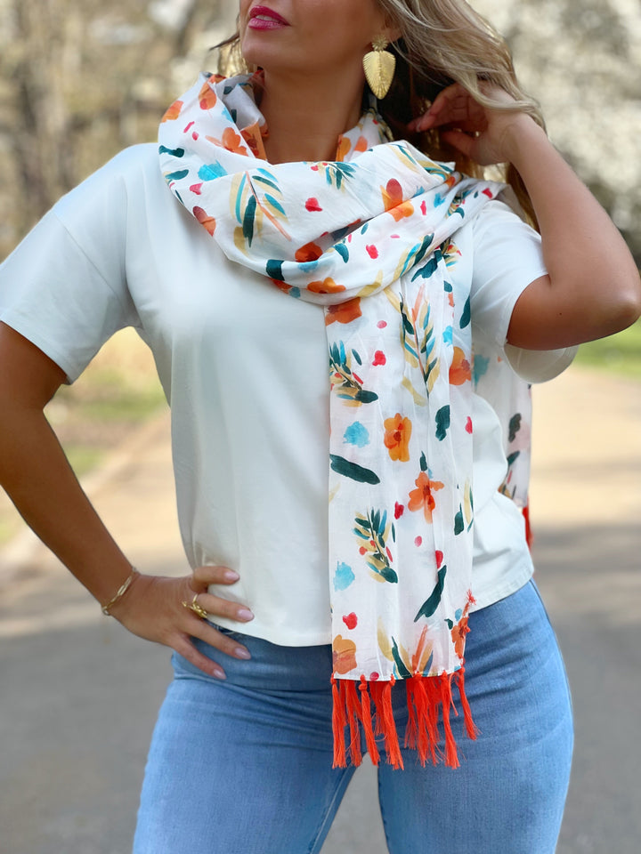 Foulard CELI - BLANC