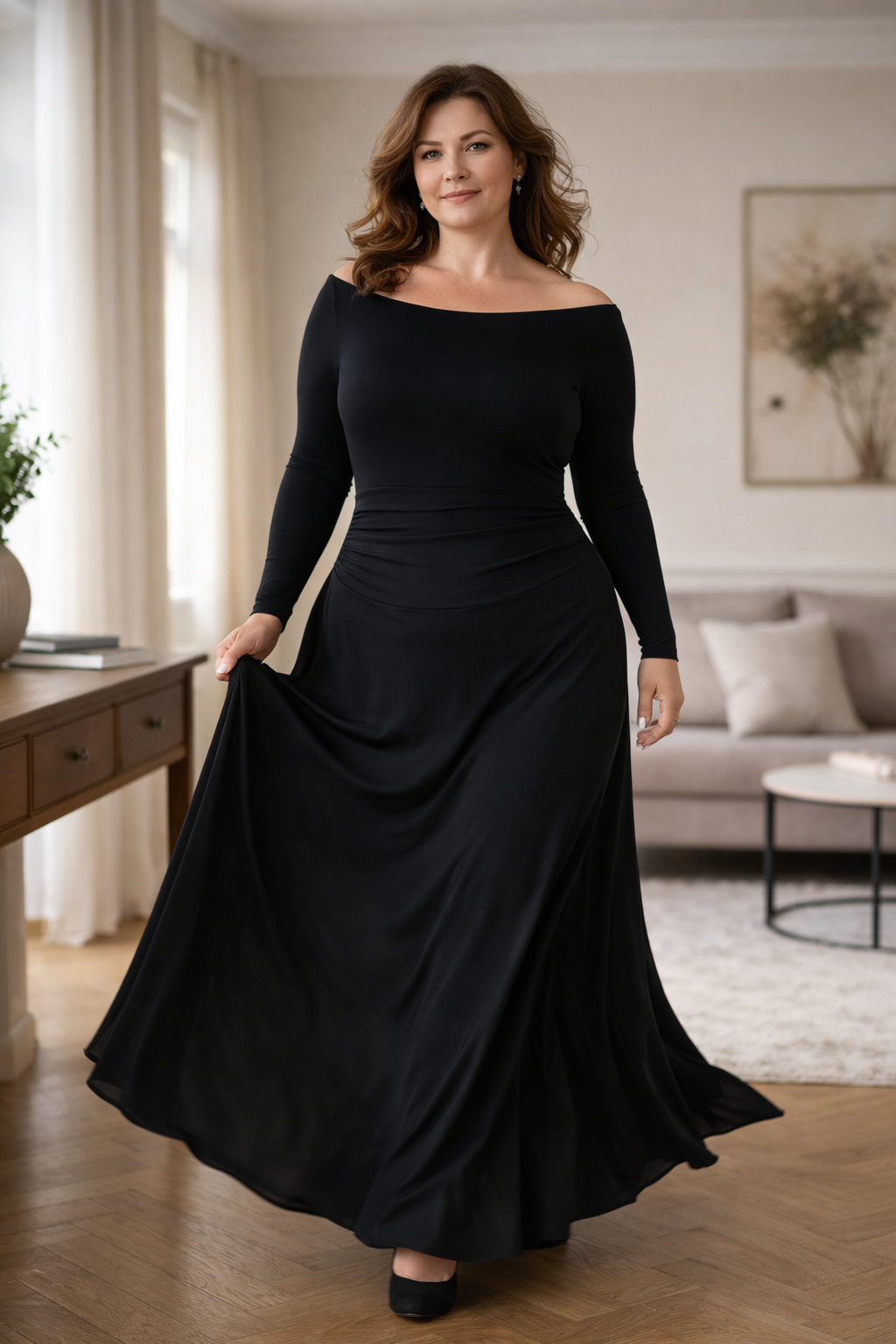 Cécile™ | Robe maxi fluide et élégante