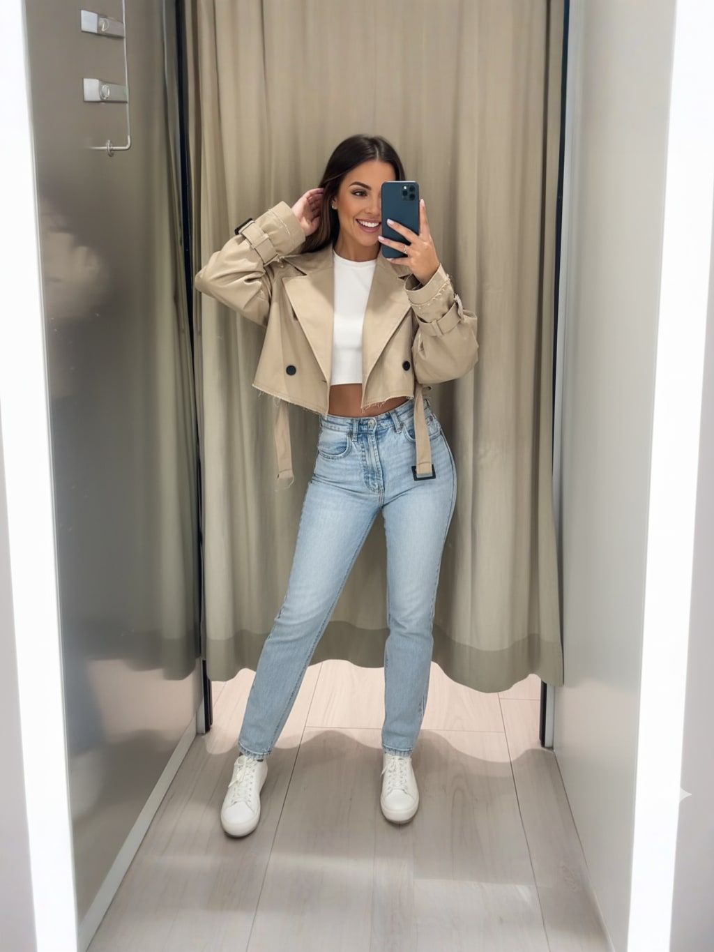 Avora Lyon | Trench cropped elegant