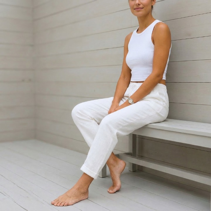 Pantalon en lin SoftLoom