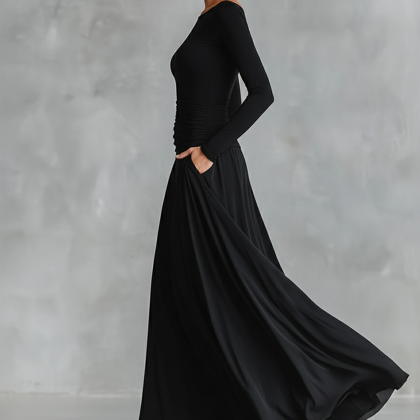 Cécile™ | Robe maxi fluide et élégante